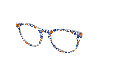 The Pumpkin Garden Toile - Angle Top Thumbnail - Pair Eyewear