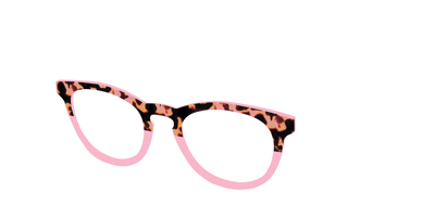 The Punch Tortoise Crystal Split - Angle Top Thumbnail - Pair Eyewear
