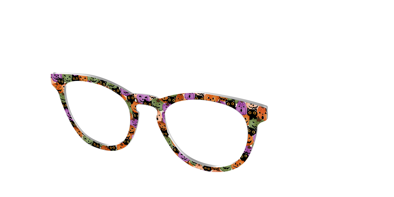 The Purring Pumpkins - Angle Top Image - Pair Eyewear