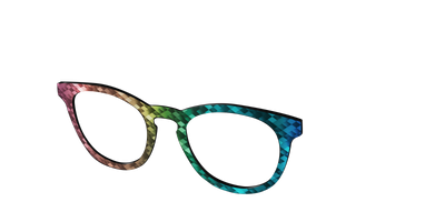 The Rainbow Prism - Angle Top Thumbnail - Pair Eyewear