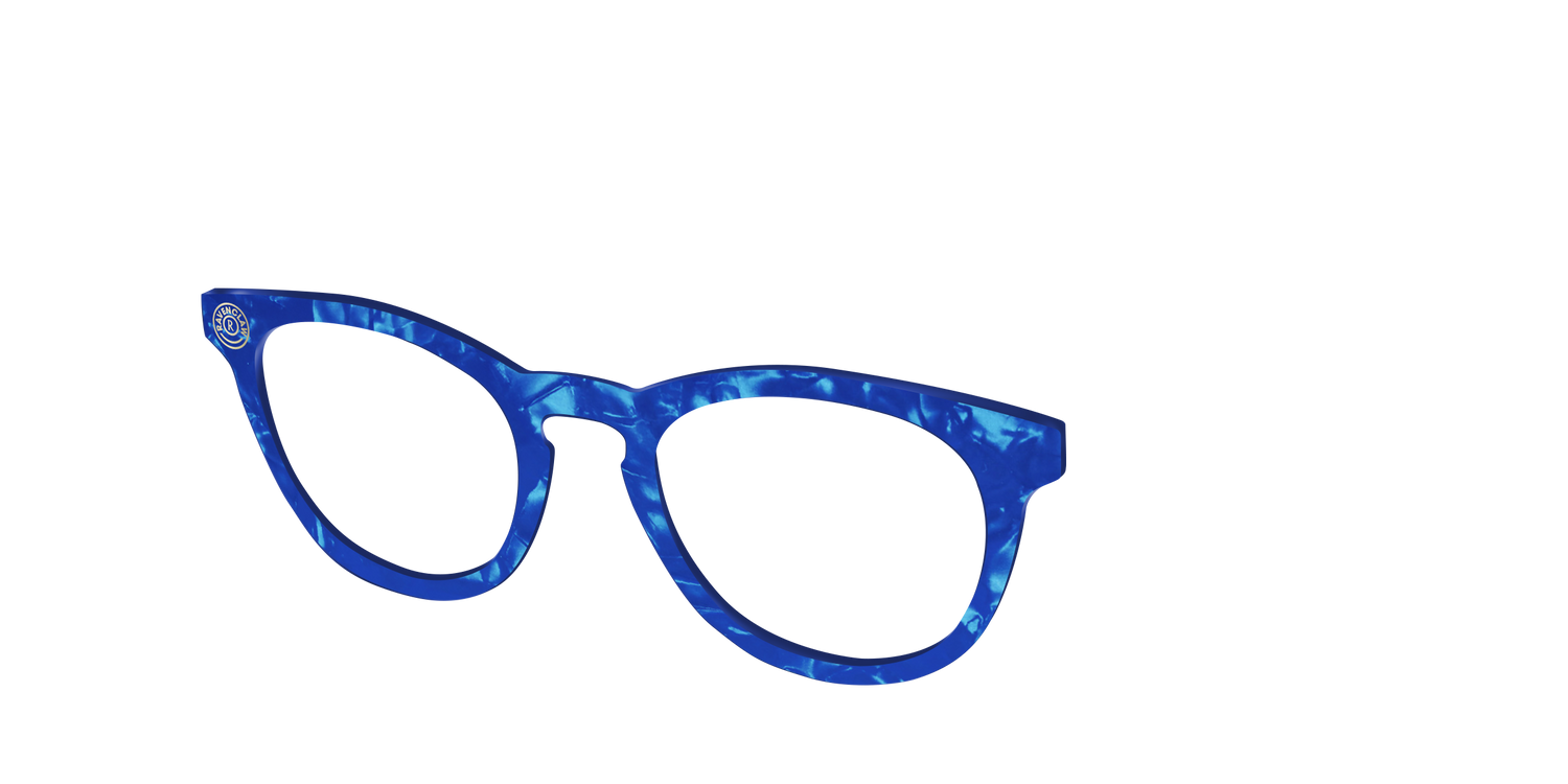 The Ravenclaw™ Pearl Tortoise - Angle Top Image - Pair Eyewear