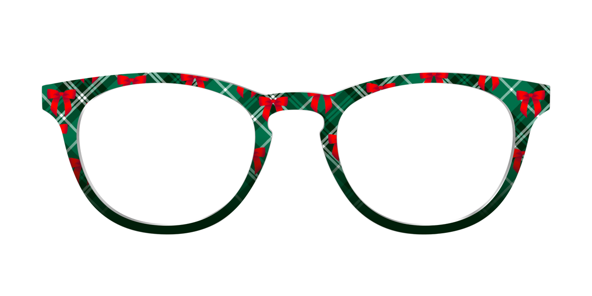 The Ribbon-Clad Plaid - Front Top Image - Pair Eyewear