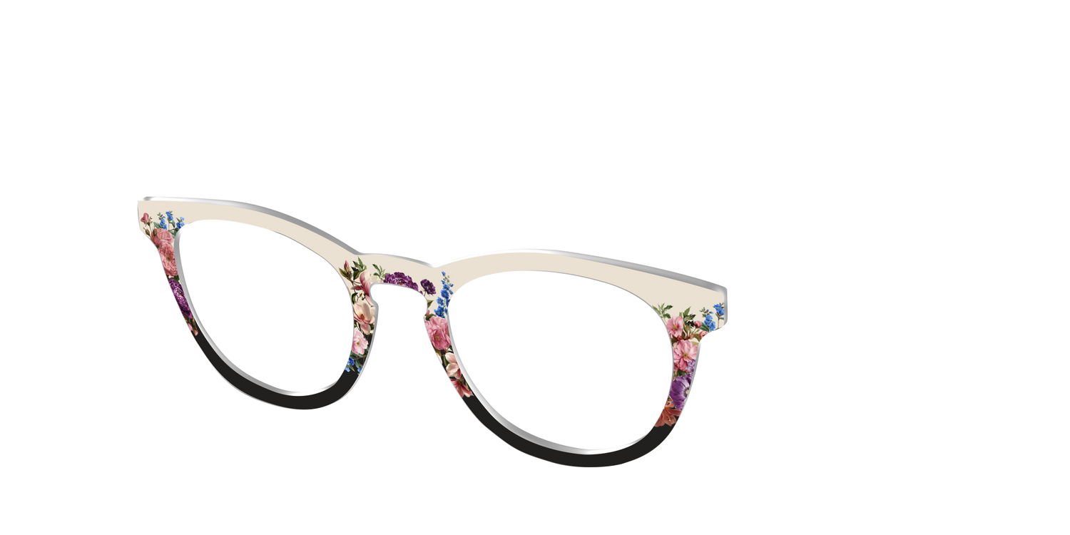 The Romantic Blossoms Split - Angle Top Image - Pair Eyewear
