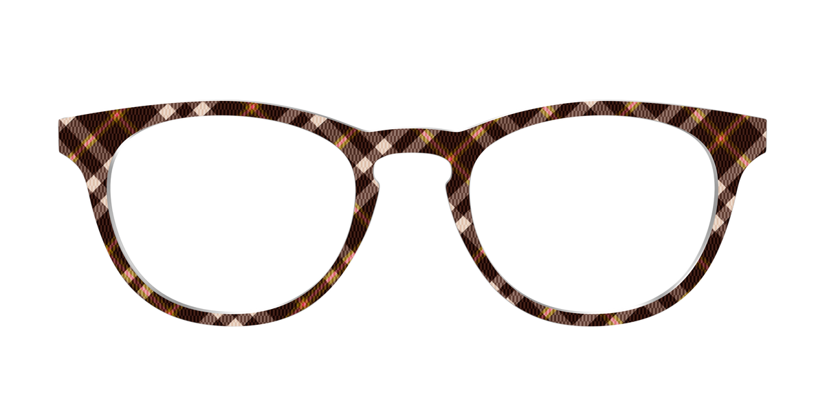 The Rustic Plaid - Front Top Image - Pair Eyewear