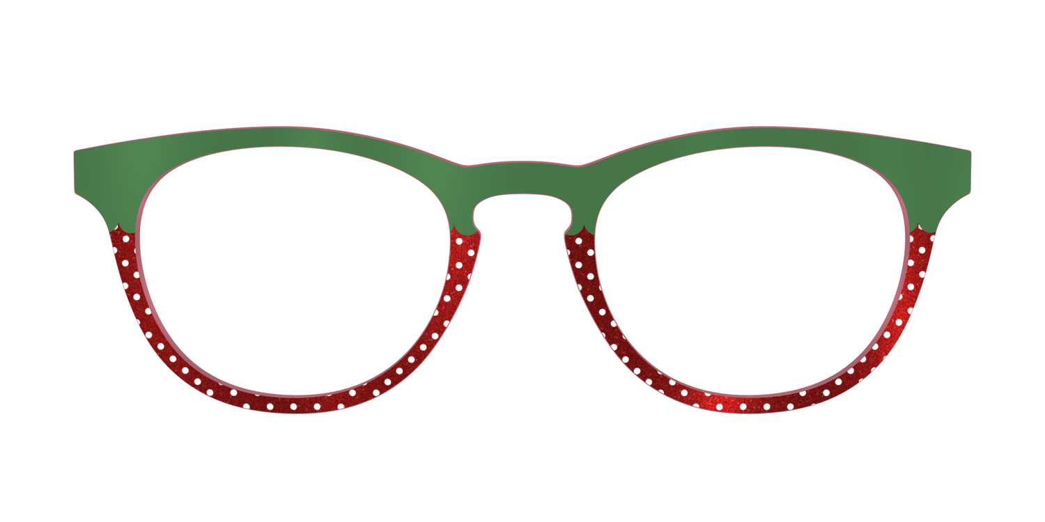 The Shimmer Strawberry - Front Top Image - Pair Eyewear