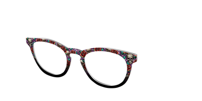 The Skull & Thorn Stained Glass - Angle Top Thumbnail - Pair Eyewear
