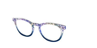 The Snowfall Stained Glass - Angle Top Thumbnail - Pair Eyewear