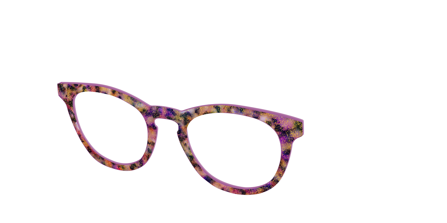 The Spooktacular Tortoise with Glitter - Angle Top Image - Pair Eyewear