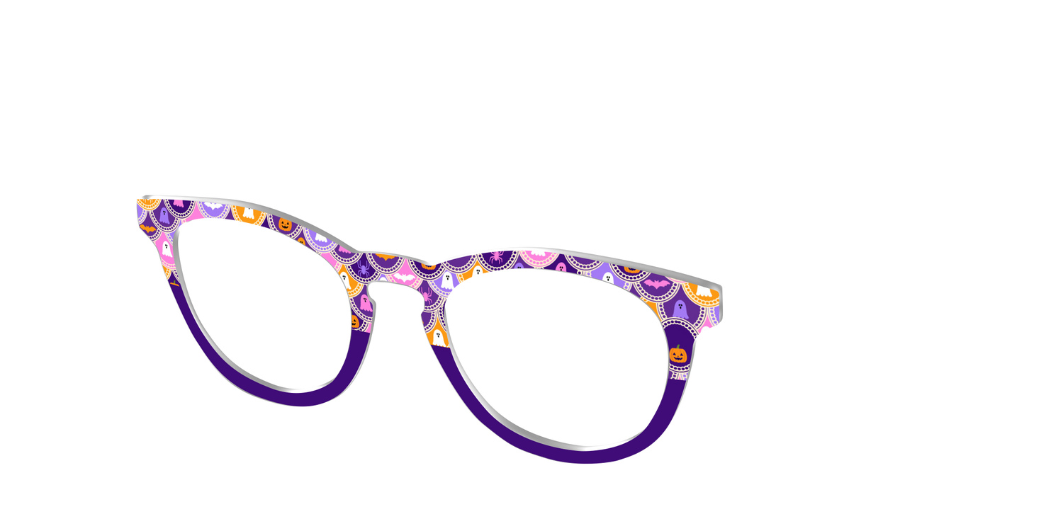 The Spooky Scallop Split - Angle Top Image - Pair Eyewear