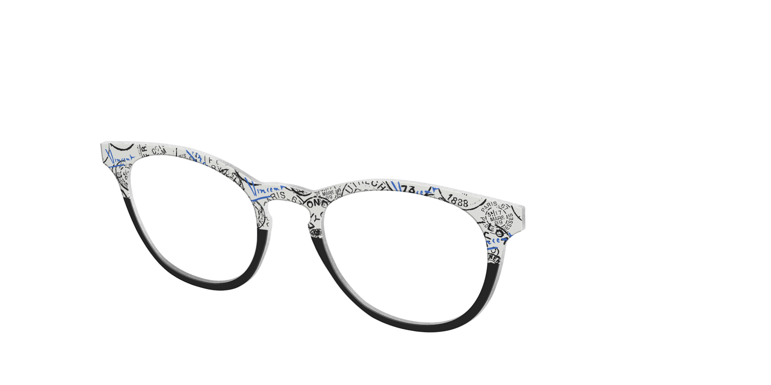 The Stamps Split - Angle Top Image - Pair Eyewear