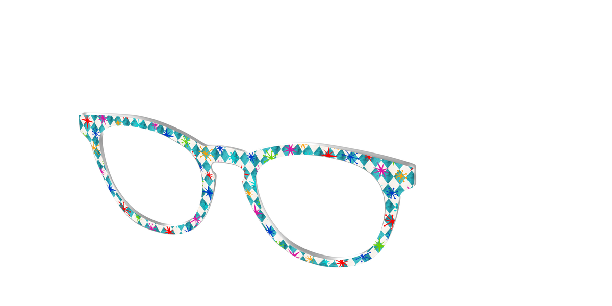 The Starburst Diamonds - Angle Top Image - Pair Eyewear