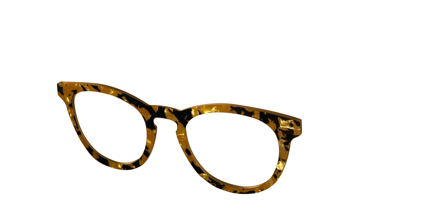 The Tiger's Eye Pearl Tortoise - Angle Top Image - Pair Eyewear