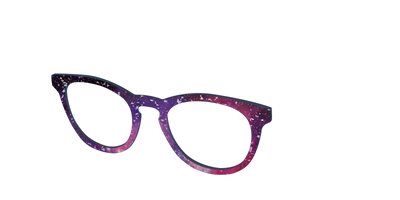 The Twilight Sky with Holographic Glitter - Angle Top Thumbnail - Pair Eyewear
