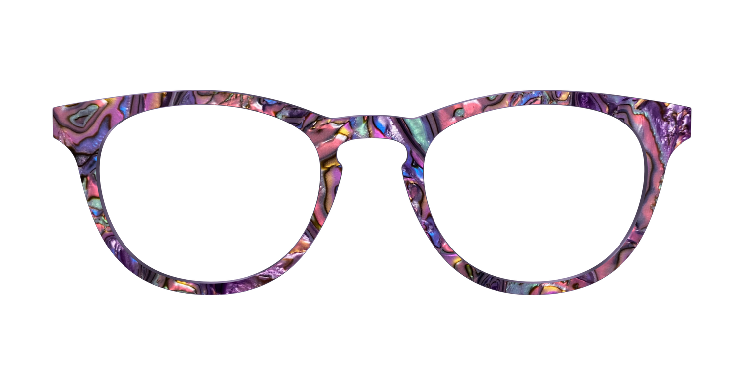 The Ultraviolet Pearl Shell - Front Top Image - Pair Eyewear