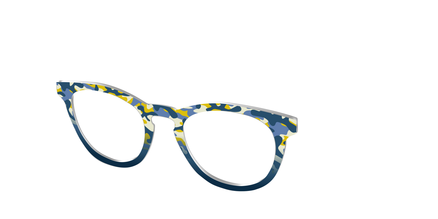 The Waterfront Breeze Camo - Angle Top Image - Pair Eyewear