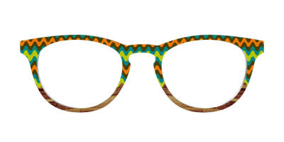 The Woodgrain Waves - Front Top Thumbnail - Pair Eyewear