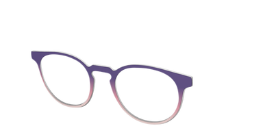 The Acai to Blush Gradient - Angle Top Thumbnail - Pair Eyewear