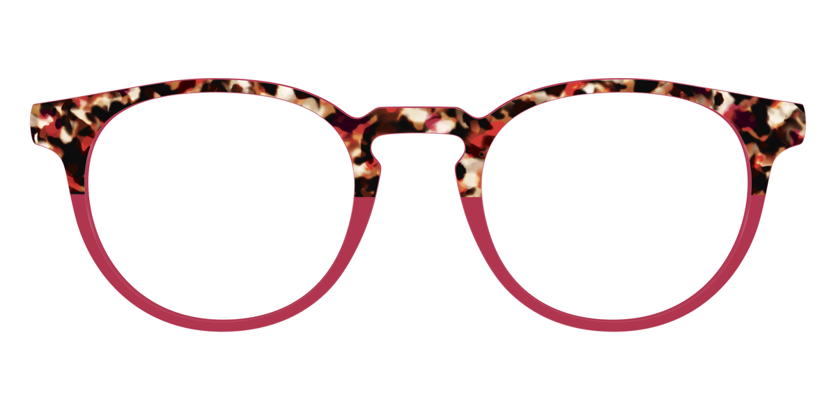 The Auburn Tortoise Crystal Split - Front Top Image - Pair Eyewear