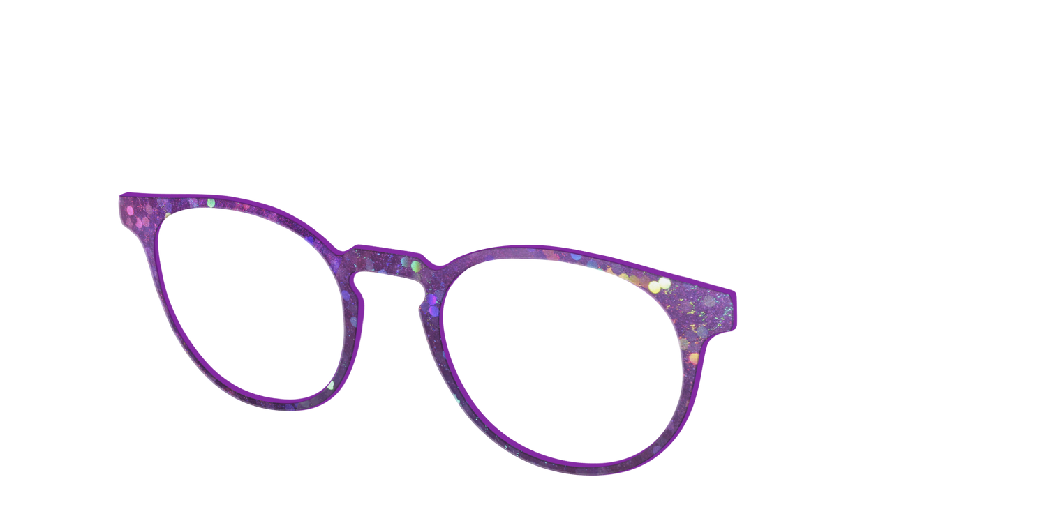The Berry Jam Hexagons - Angle Top Image - Pair Eyewear