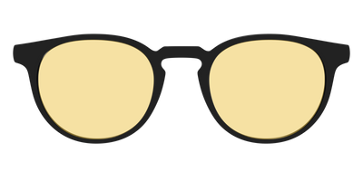 The Black With Citrine Yellow Lens - Front Top Thumbnail - Pair Eyewear