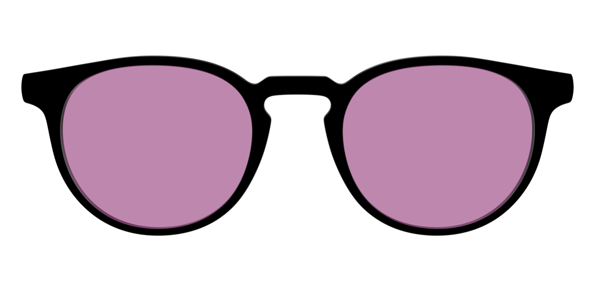 The Black with Pink Racquet Sport lens - Front Top Image - Pair Eyewear