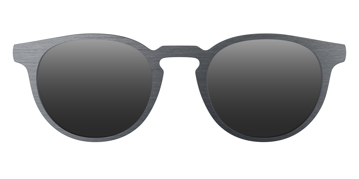 The Polarized Brushed Nickel Sun Top - Front Top Image - Pair Eyewear
