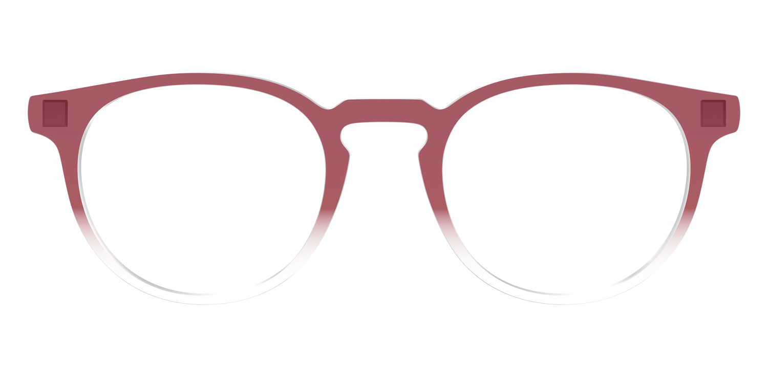 The Burgundy Gradient Crystal - Front Top Image - Pair Eyewear