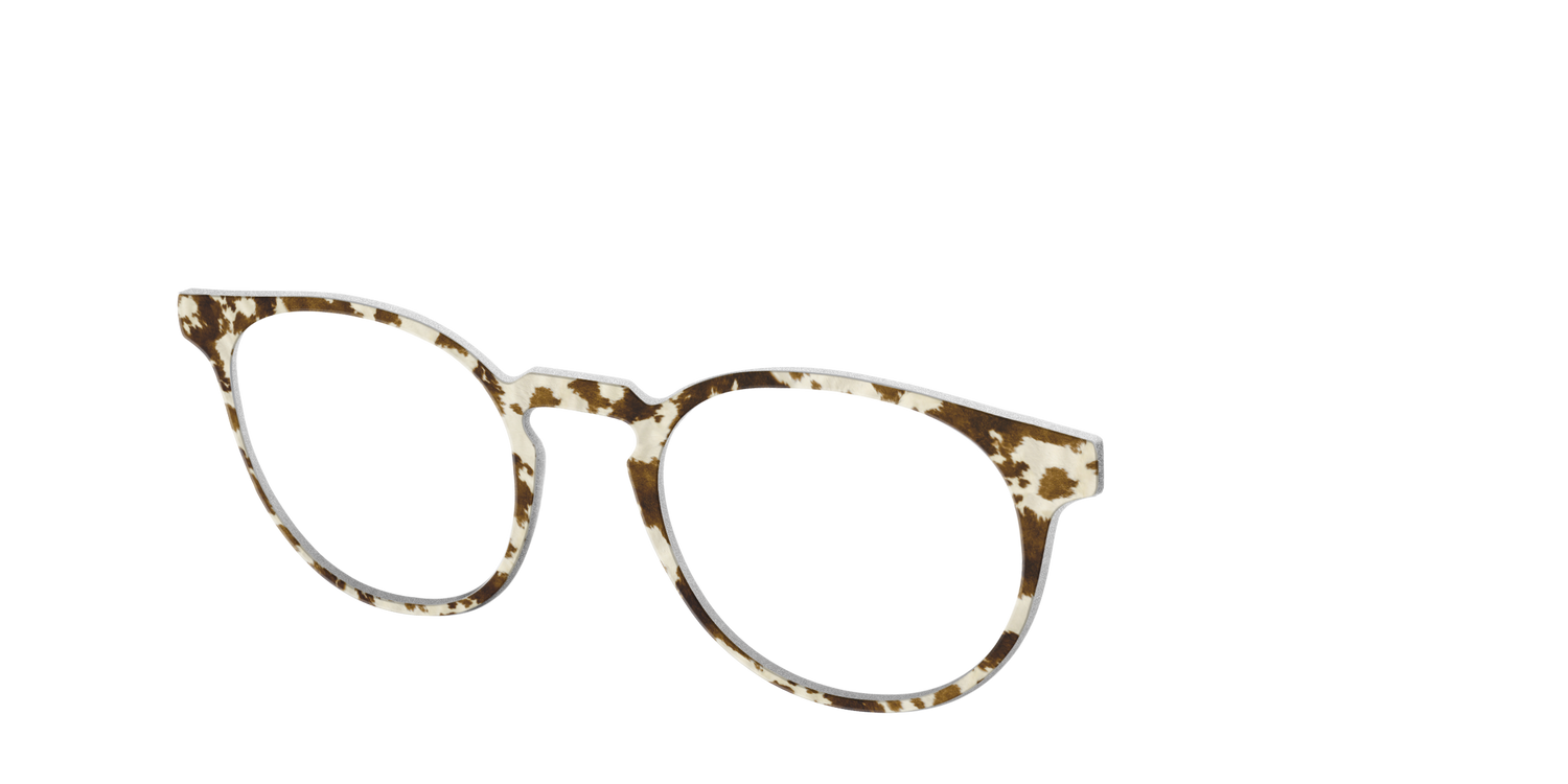 The Cowhide - Angle Top Image - Pair Eyewear