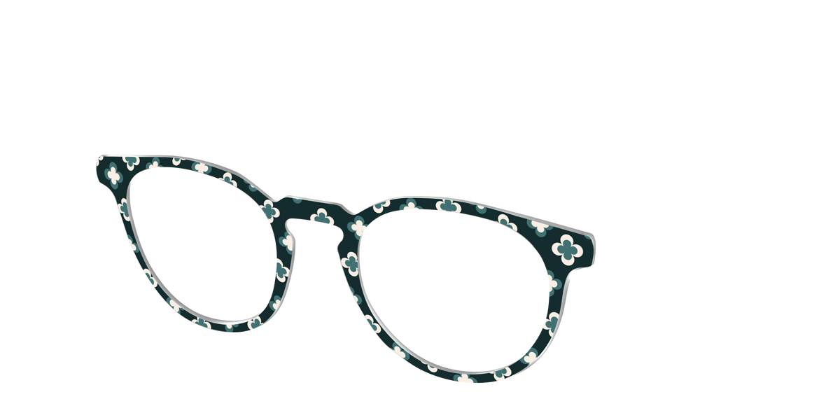 The Ditsy Clover Dot - Angle Top Image - Pair Eyewear