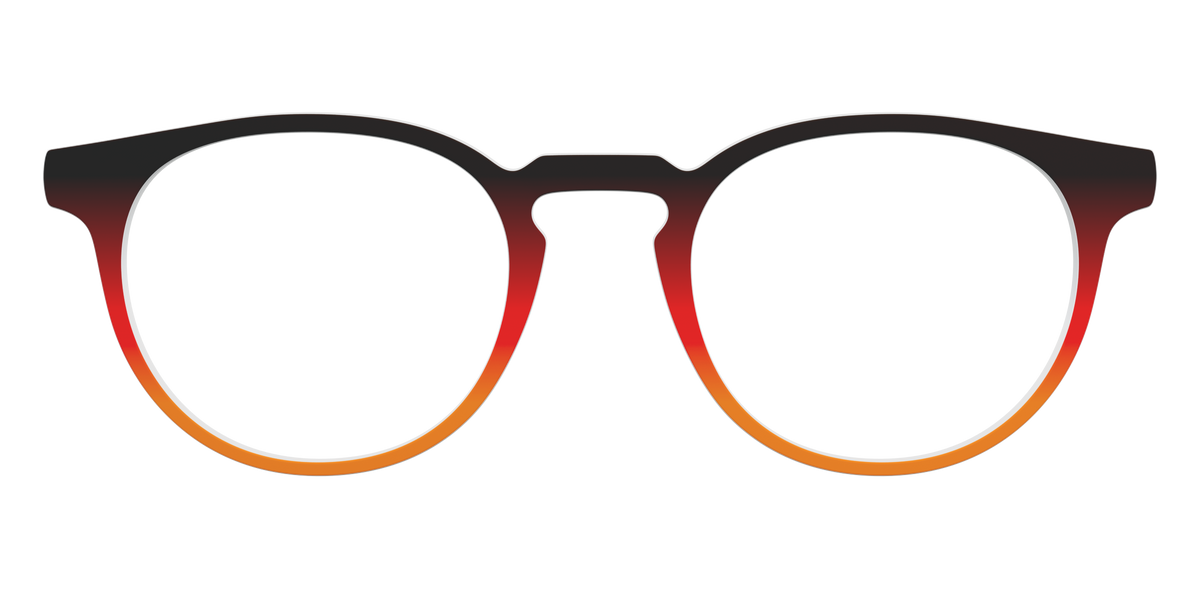 The Espresso to Pumpkin Gradient - Front Top Image - Pair Eyewear