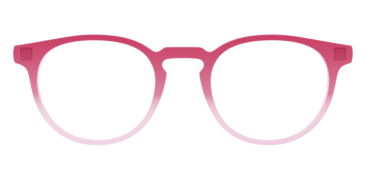 The Flamingo to Blush Gradient Crystal - Front Top Image - Pair Eyewear