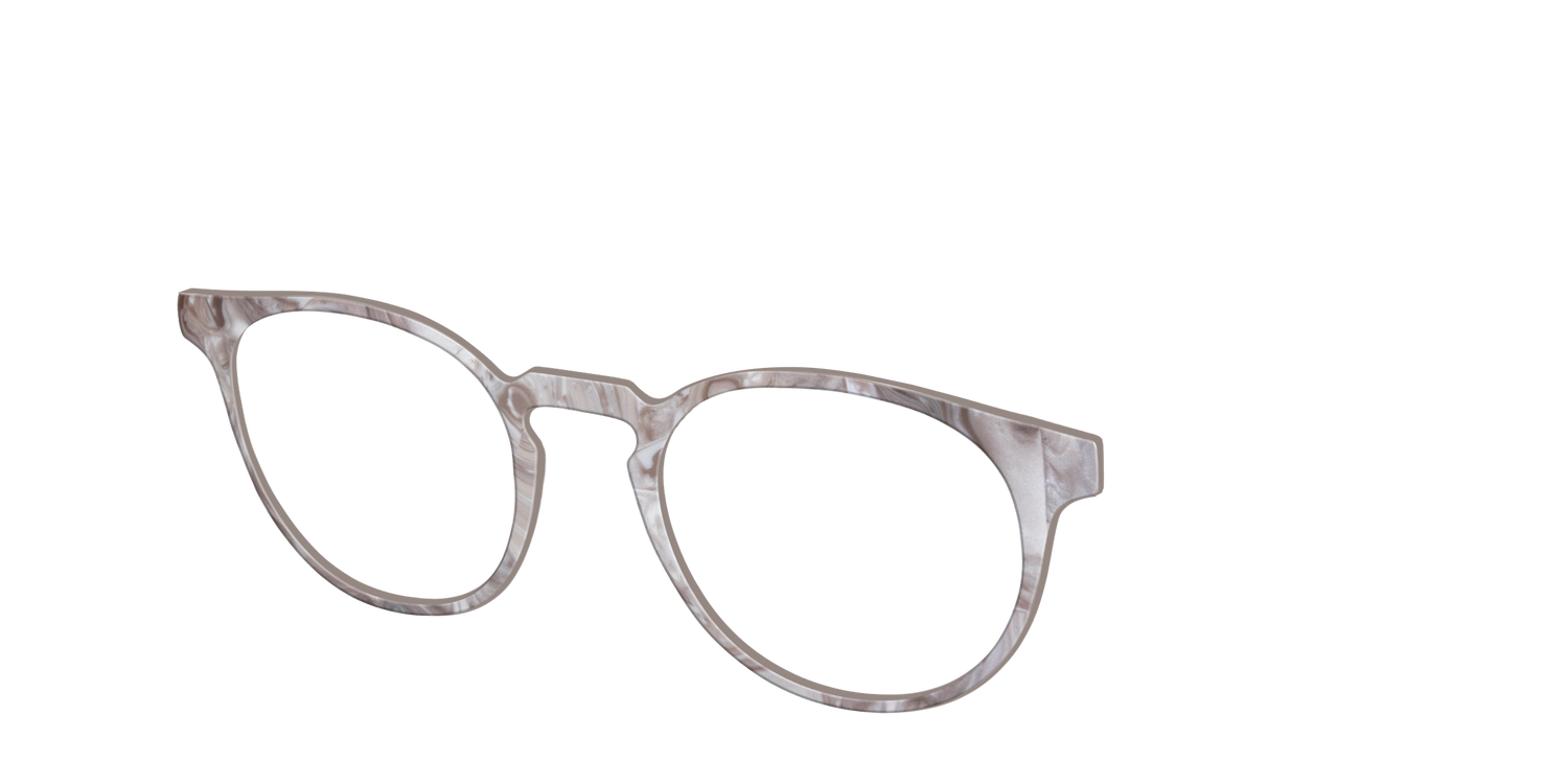 The Gray Marble - Angle Top Image - Pair Eyewear