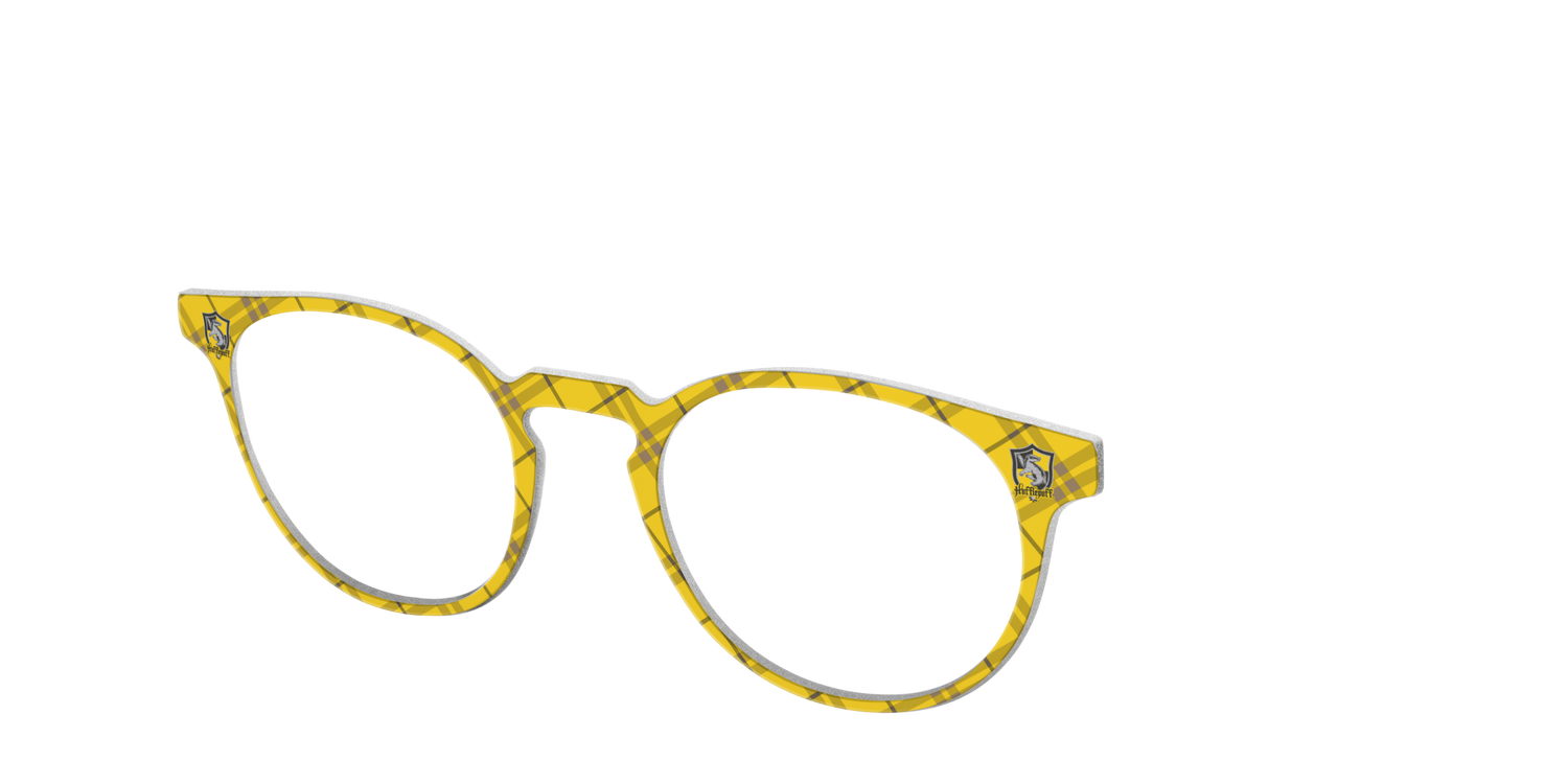 The Hufflepuff™ Plaid - Angle Top Image - Pair Eyewear