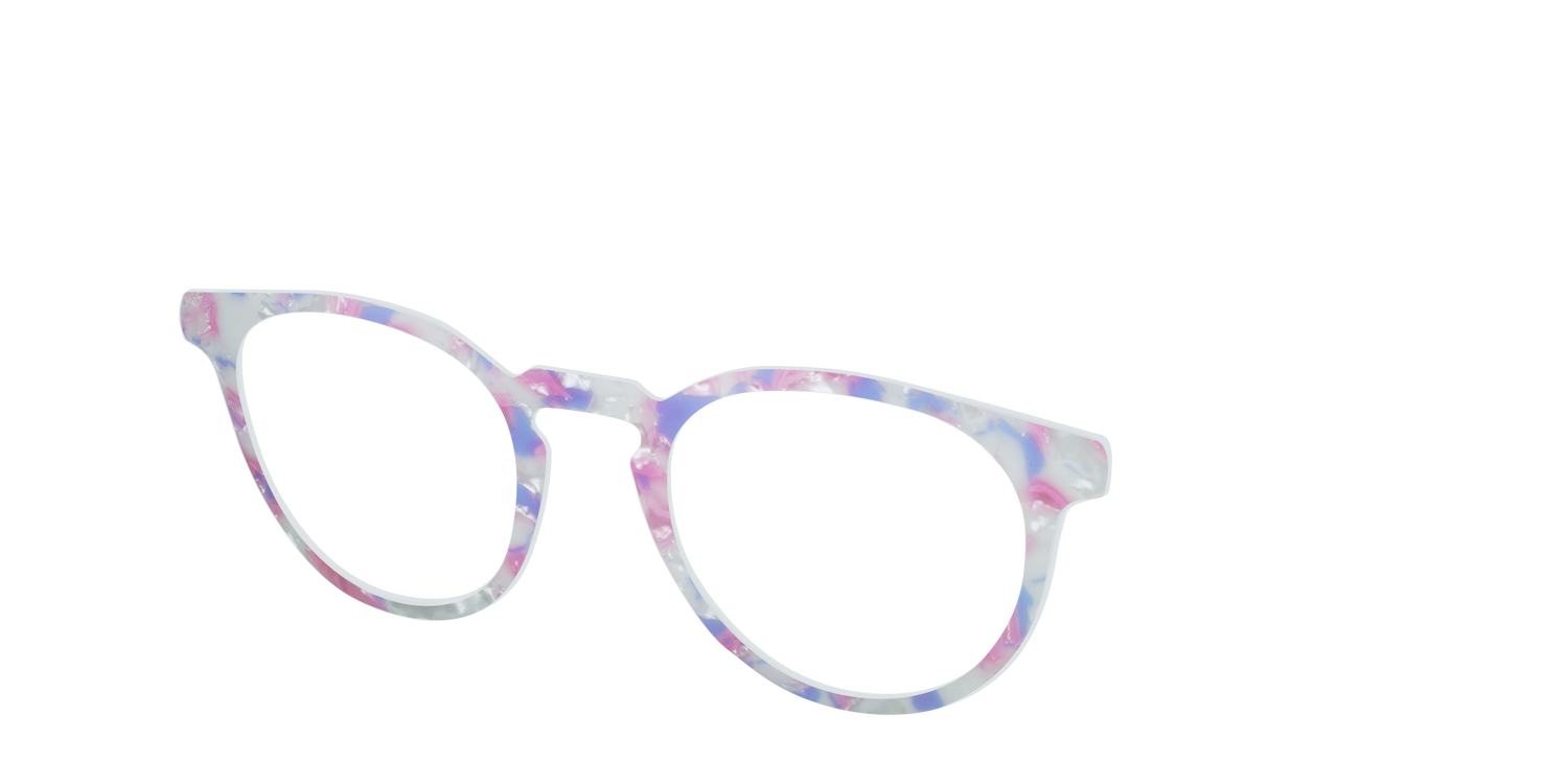 The Hydrangea Pearl Tortoise - Angle Top Image - Pair Eyewear