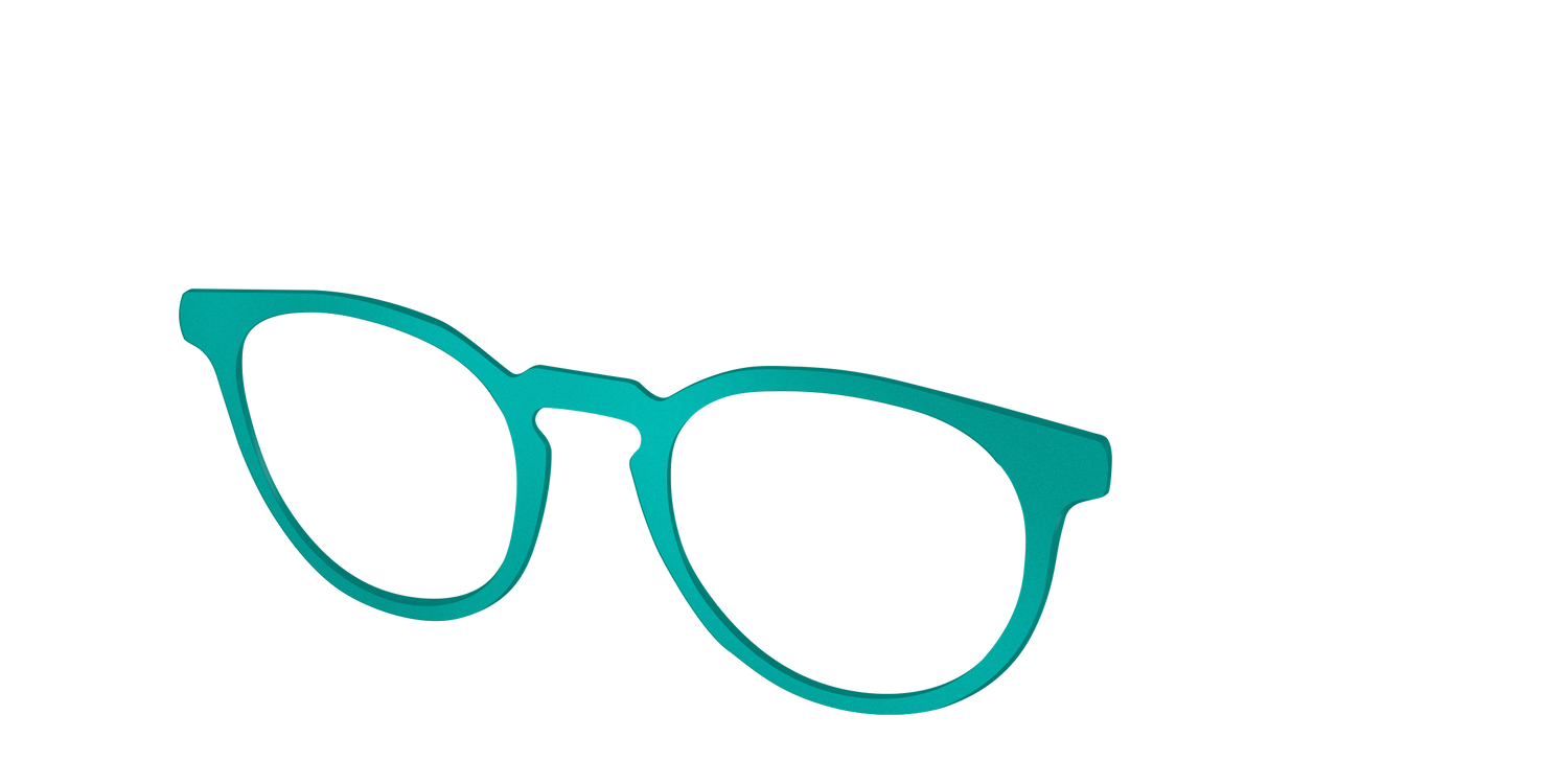 The Matte Jade - Angle Top Image - Pair Eyewear