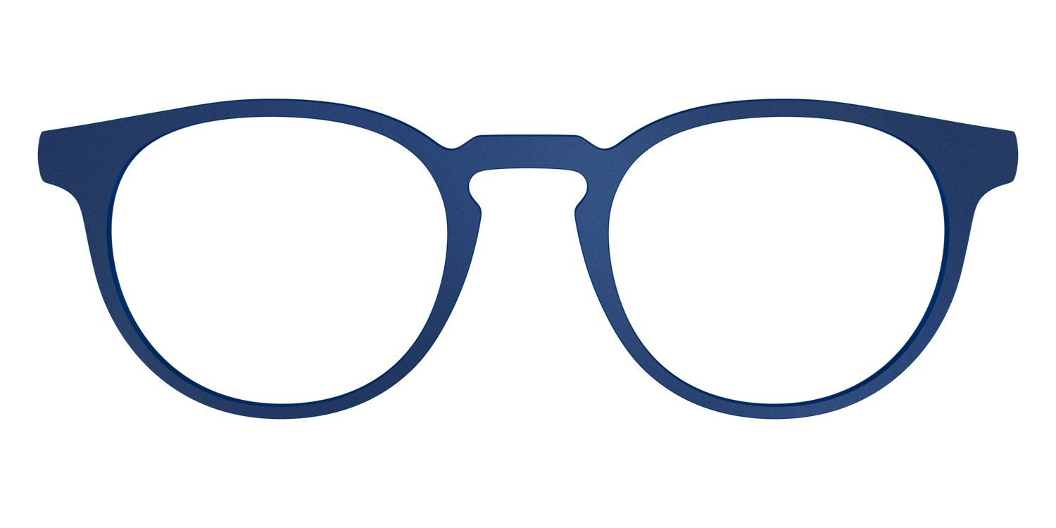 The Matte Navy - Front Top Image - Pair Eyewear