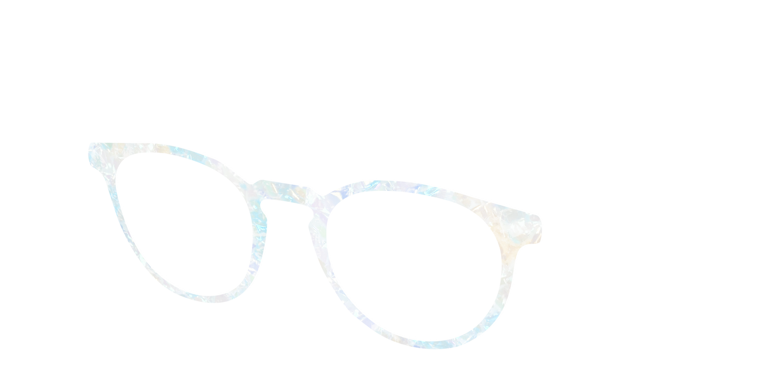 The Pearlescent Opal - Angle Top Image - Pair Eyewear