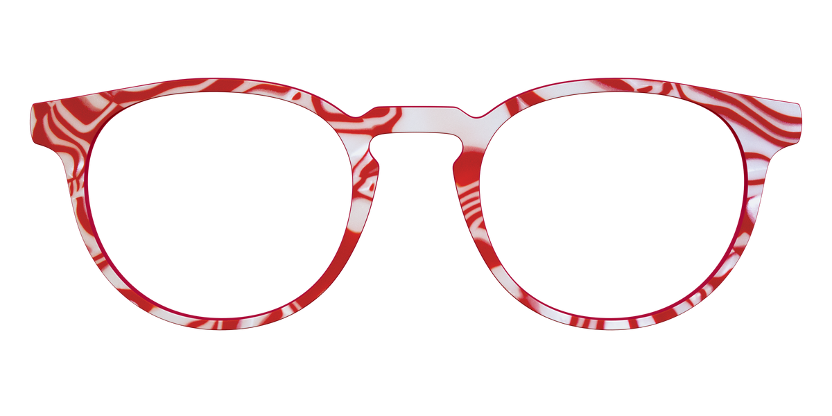 The Peppermint Swirl - Front Top Image - Pair Eyewear