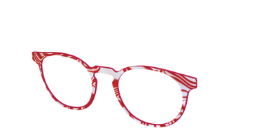 The Peppermint Swirl - Angle Top Thumbnail - Pair Eyewear