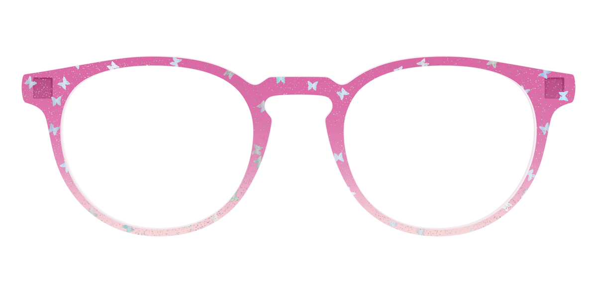 The Pink Butterfly Sparkle Crystal - Front Top Image - Pair Eyewear