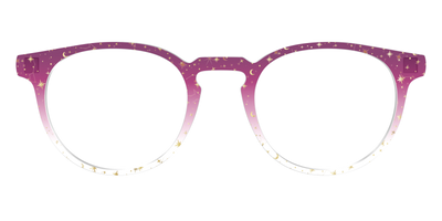The Pink Ombre Gold Foil Crystal - Front Top Thumbnail - Pair Eyewear