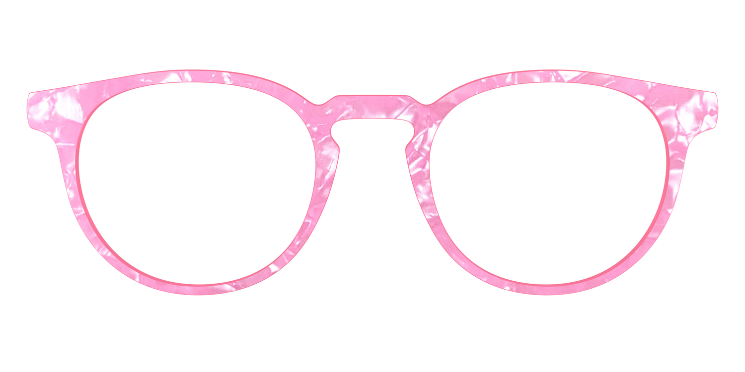 The Pink Tourmaline Pearl Marble - Front Top Image - Pair Eyewear