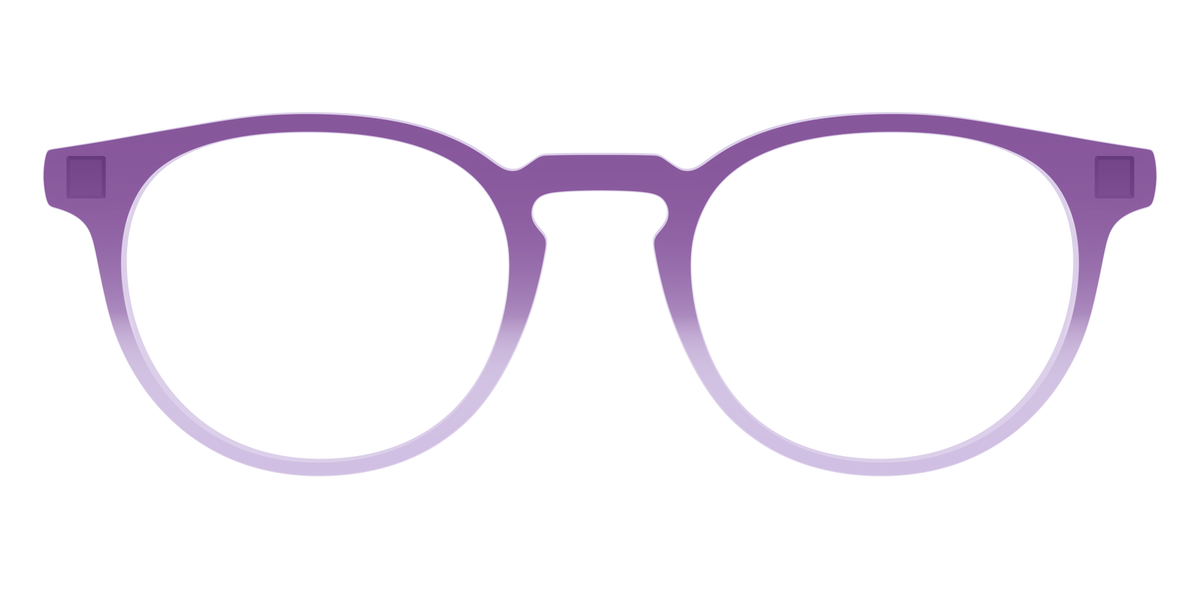 The Plum to Lilac Gradient Crystal - Front Top Image - Pair Eyewear