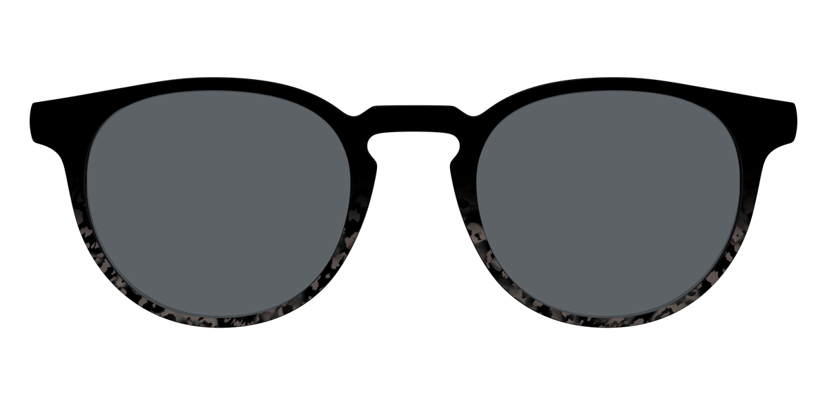 The Polarized Shaded Tortoise Sun Top - Front Top Image - Pair Eyewear