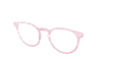 The Rose Quartz Pearl Marble - Angle Top Thumbnail - Pair Eyewear