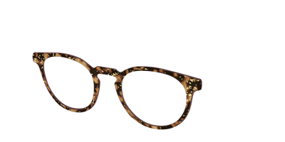 The Sandalwood Tortoise with Gold Foil - Angle Top Thumbnail - Pair Eyewear