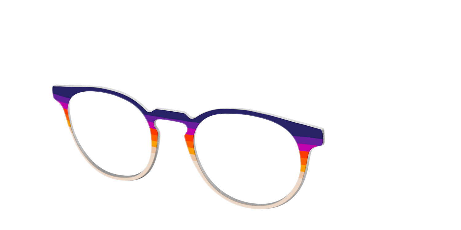 The Summit Stripes - Angle Top Image - Pair Eyewear