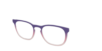The Acai to Blush Gradient - Angle Top Thumbnail - Pair Eyewear