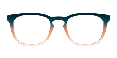 The Aegean to Apricot Gradient - Front Top Thumbnail - Pair Eyewear