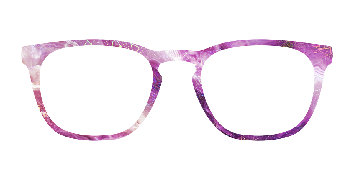 The Amethyst Geode - Front Top Image - Pair Eyewear